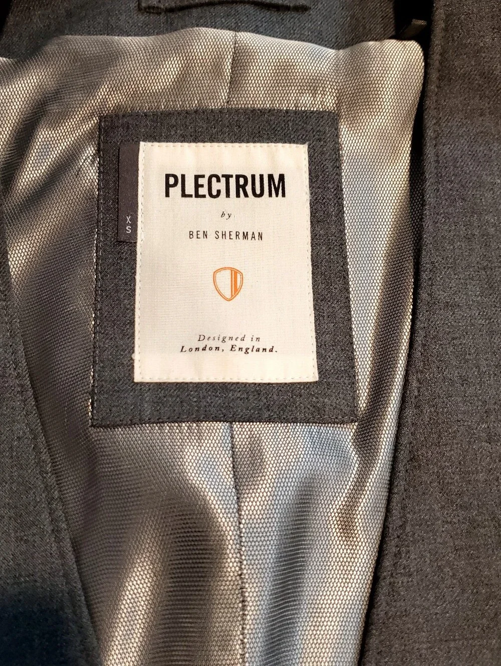 Plectrum Men's Gray Dress Vest By Ben Sherman Size XS